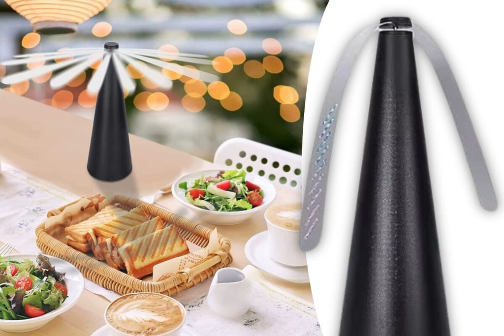 InsecFan Ventilator Protiv Muva za Sto – Zaštita Hrane Bez Hemikalija za Terasu, Kuhinju i Piknik