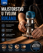 Ručna Glodalica 530W – Profesionalni Alat za Glodanje, Urezivanje i Obradu Drveta