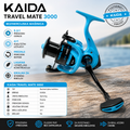 Kaida Travel Mate 3000 Mašinica za Ribolov