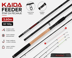 Kaida Feeder Štap za Pecanje 3.60m 60-160g – Profesionalni Feeder Štap za Daleke Zabačaje