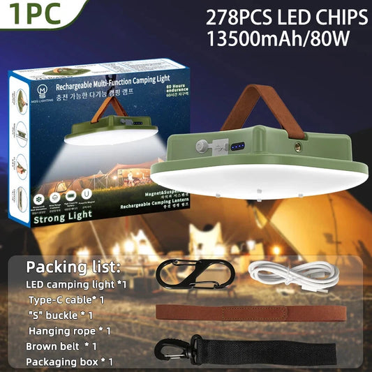 Kamperska lampa, punjiva lampa za šator