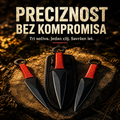 Komplet noževa za bacanje (3 komada) sa futrolom