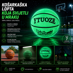 Košarkaška Lopta koja Svetli – Idealna za Trening, Rekreaciju i Noćnu Igru