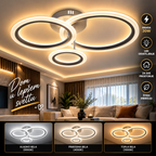 LED Luster 30W – Moderan Plafonski Luster sa 3 LED Prstena