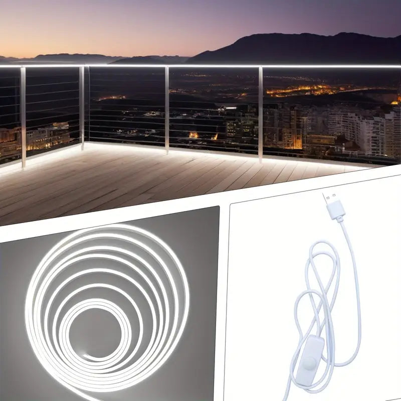 LED NEON flex traka 10m 220v Bela