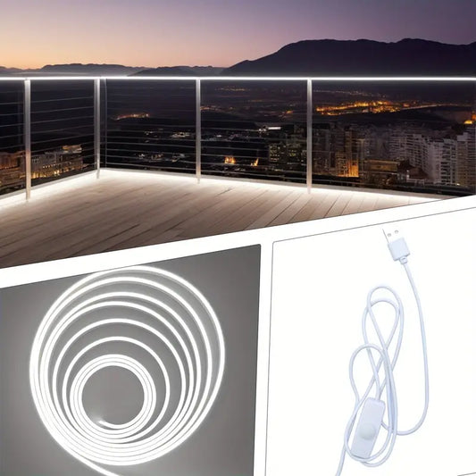 LED NEON flex traka 10m 220v Bela