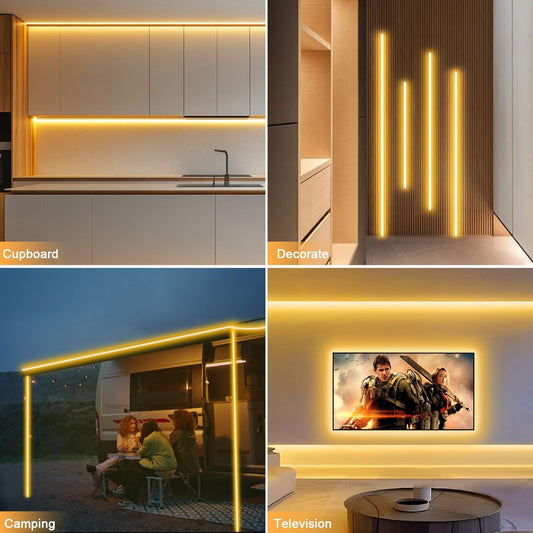 LED NEON flex traka 10m 220v Toplo Bela