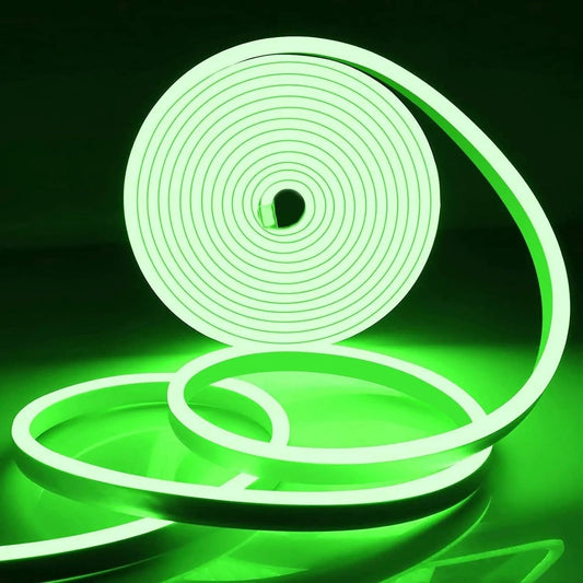 LED NEON flex traka 10m 220v Zelena