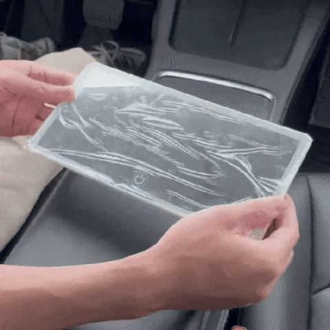 LED ogledalo za šminkanje u autu