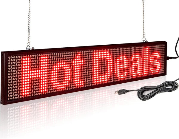 LED reklama crvena 100cm x 20cm