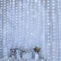 LED zavesa novogodisnja 3x3 metara Bela