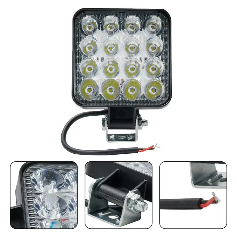Radni LED far 16 LED dioda – 12V/24V, vodootporan