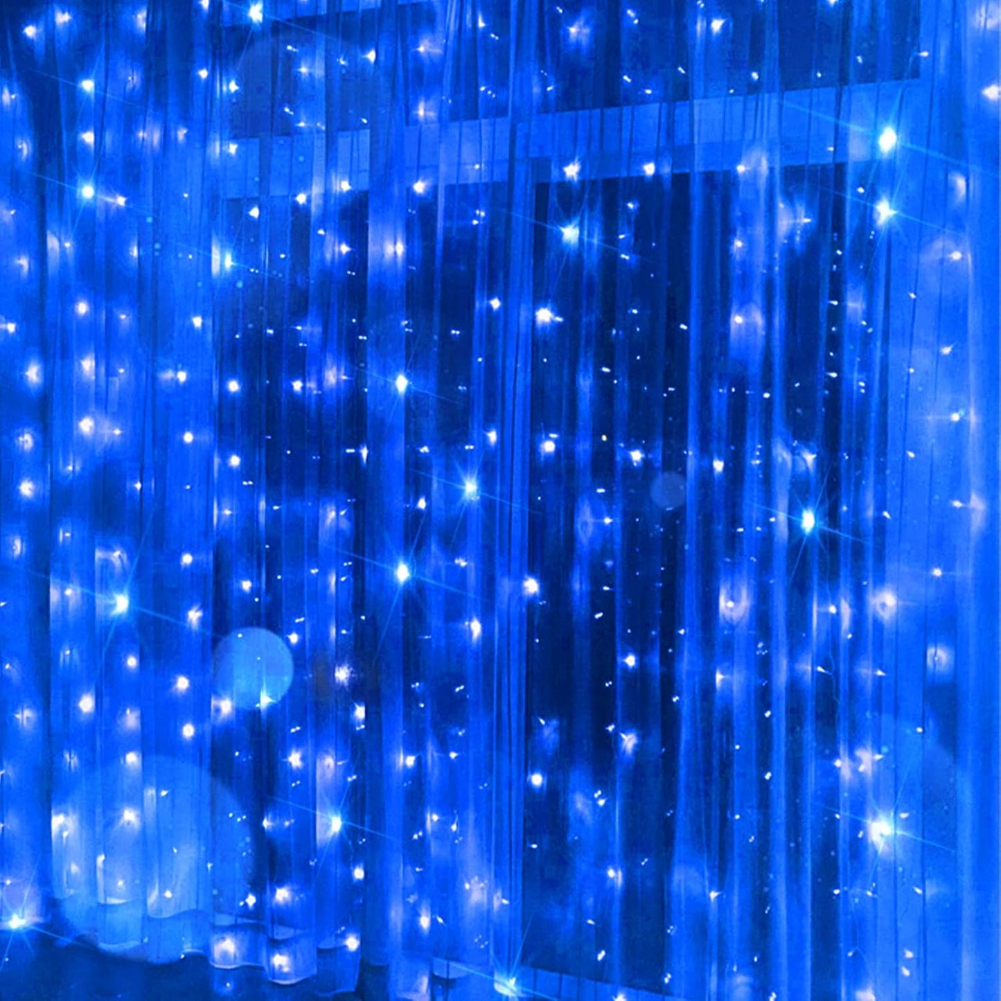 LED zavesa novogodisnja 3x3 metara Plava