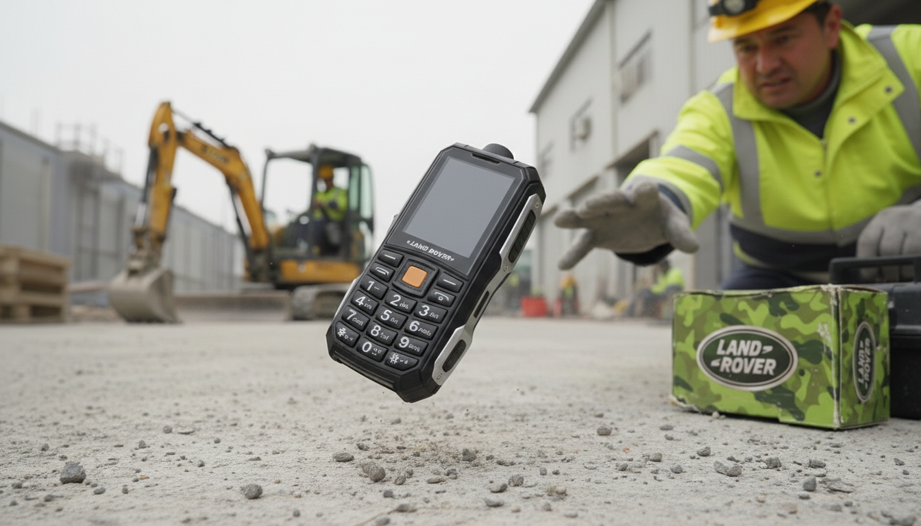 Land Rover Dual SIM Telefon – Otporan na Udarce i Jaka LED Lampa