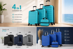 Luksuzni ABS Koferi 4u1 – Set od 3 Putna Kofera i Kozmetički Kofer | Idealni za Putovanja