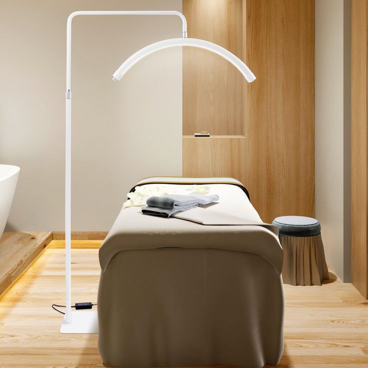 MOON Kozmetička Podna Lampa sa LED Svetlom Bez Senke Polumesec 23"