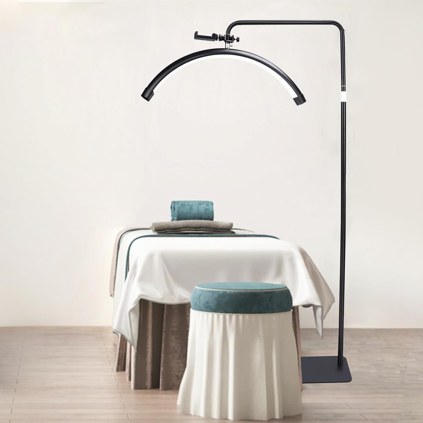 MOON Kozmetička Podna Lampa sa LED Svetlom Bez Senke Polumesec 23"