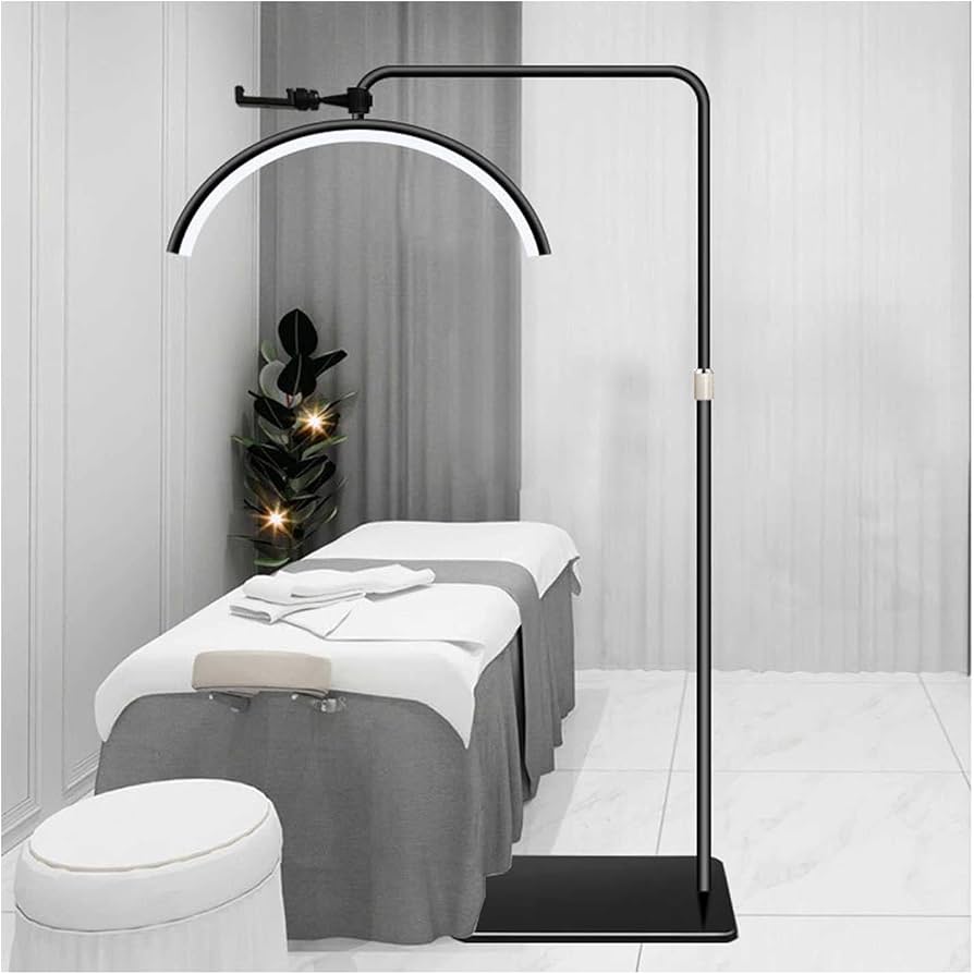 MOON Kozmetička Podna Lampa sa LED Svetlom Bez Senke Polumesec 23"