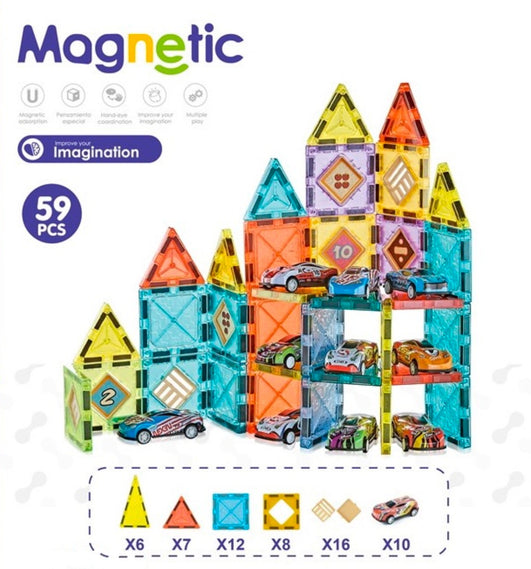Magnetne kocke garaža 94 delova
