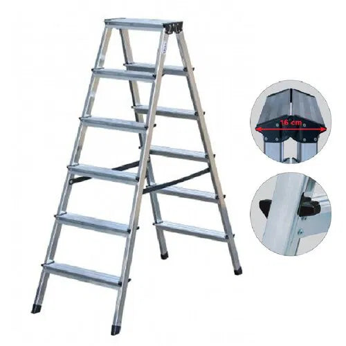 Merdevine dvostrane aluminijumske 6 gazišta