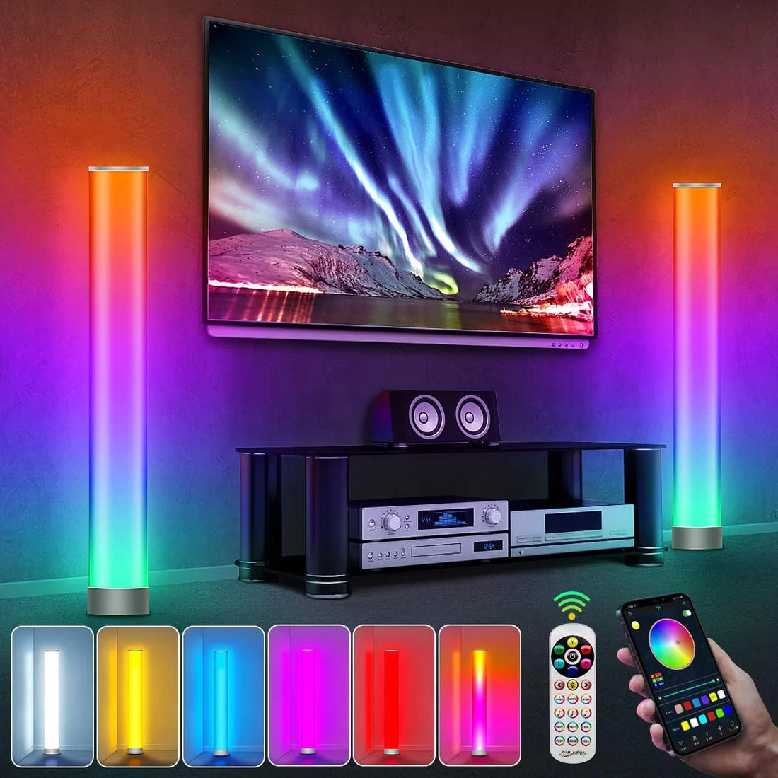 Pametna RGB podna lampa 1m 2 komada