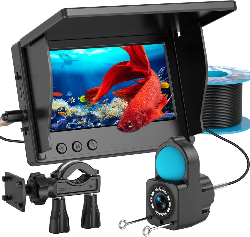 Podvodna Kamera za Pecanje 1080P – Fish Finder sa Noćnim Vidom i LCD Ekranom