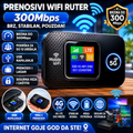 Prenosivi 4G LTE WiFi Ruter 300Mbps – Mobilni Hotspot za Do 10 Uređaja | USB Napajanje, Plug & Play, Sigurna i Stabilna Internet Veza