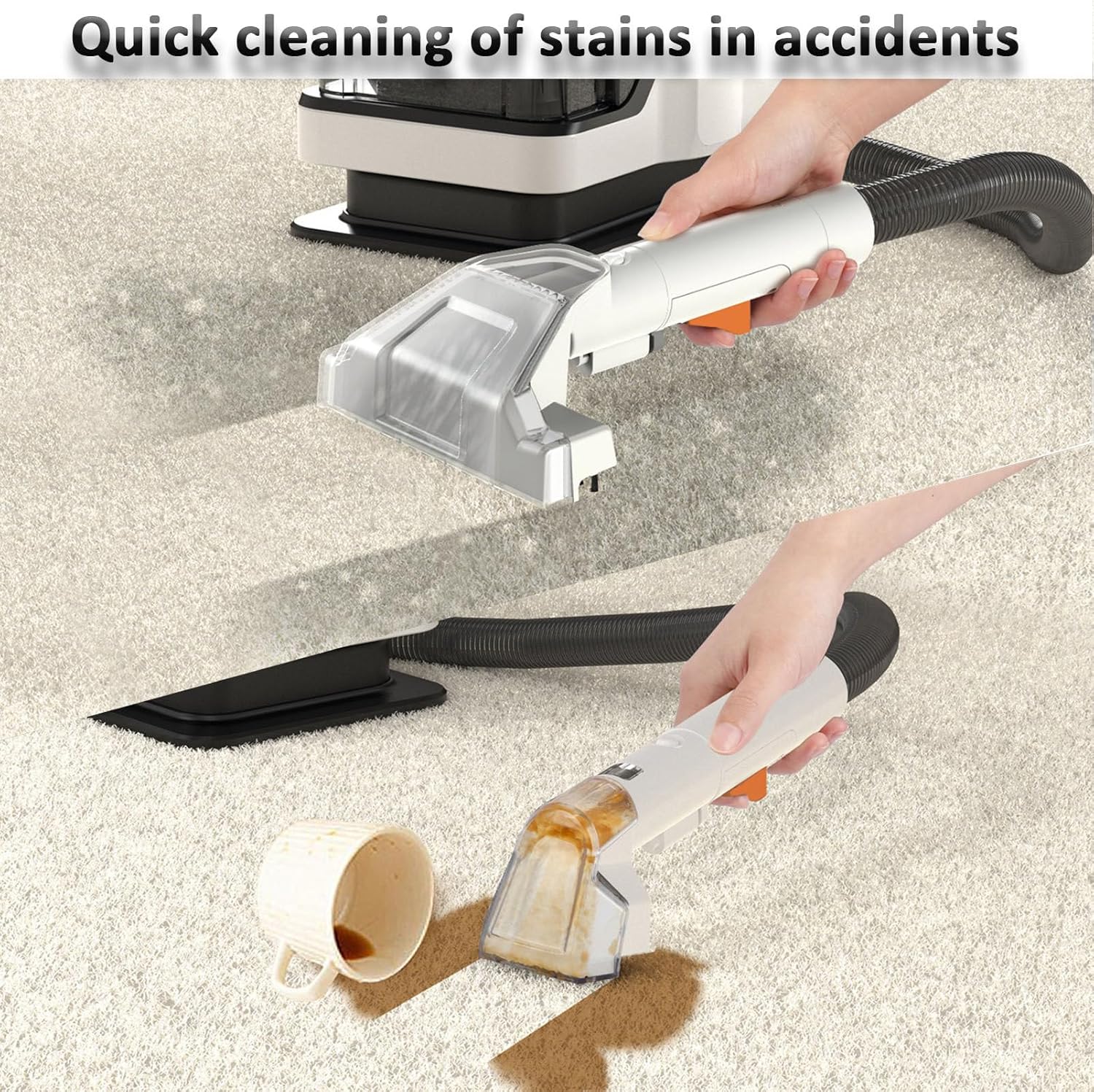 Prenosivi Usisivač za Dubinsko Pranje - Za Čist Dom i Auto Bez Muke