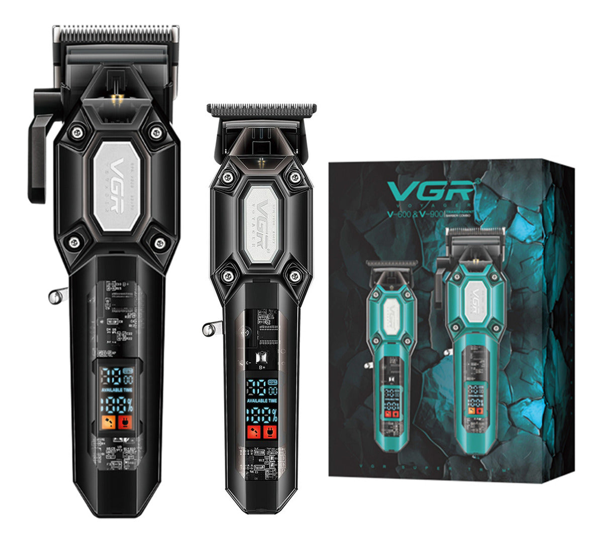 VGR V-600 + VGR V-900 Profesionalni Set za Šišanje i Brijanje