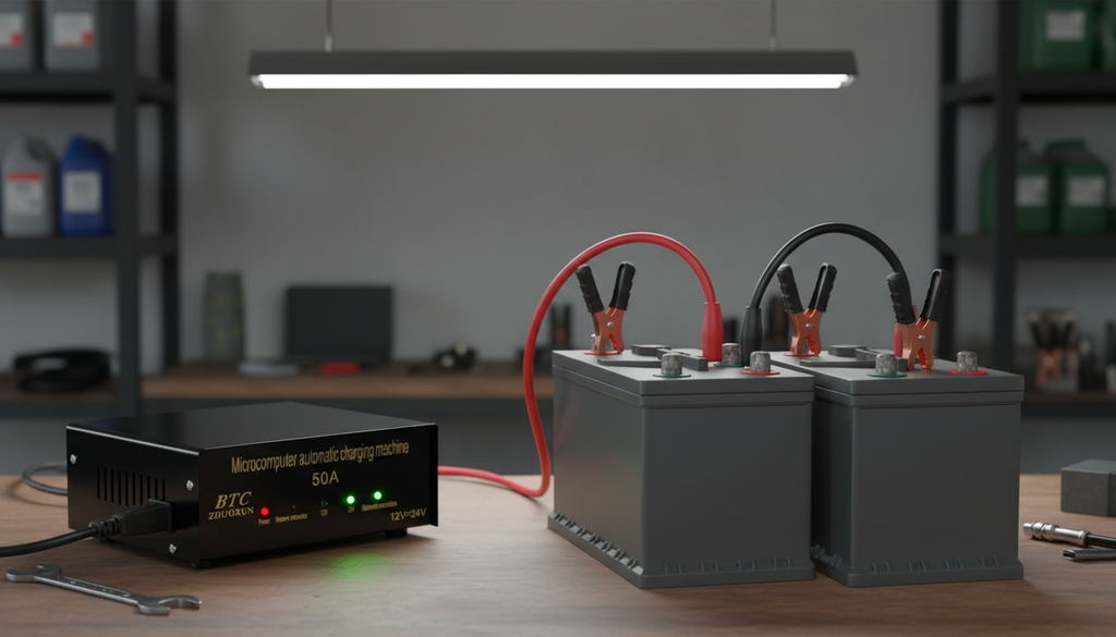 Punjač Akumulatora 12–24V 50A Profesionalni Automatski Punjač