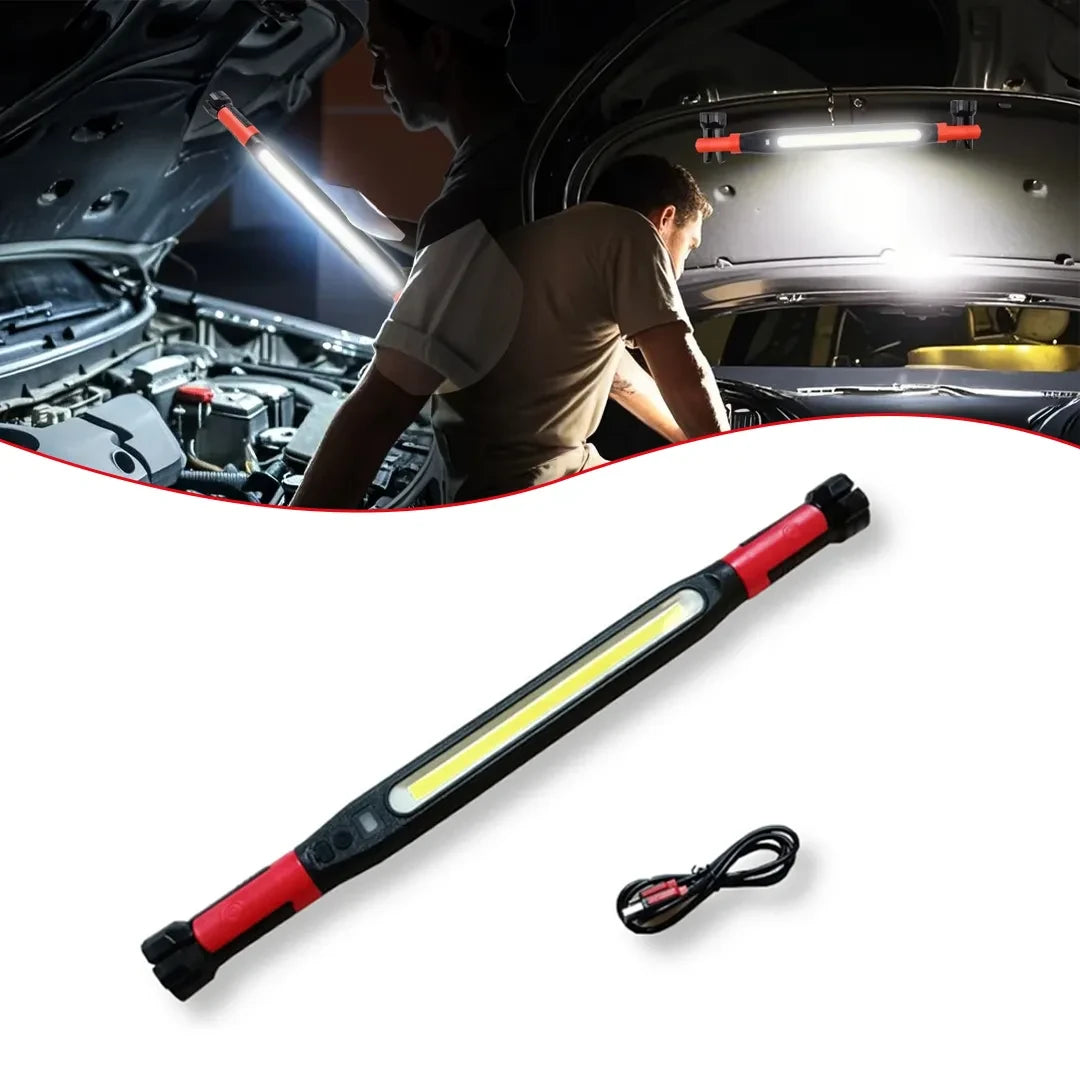 Punjiva LED Radna Lampa – Prenosna Serviserska Lampa za Auto i Rad na Terenu