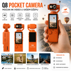 Q8 Mini 4K Kamera – Džepna Ultra HD Kamera sa Auto Fokusom i Stabilnim Snimanjem