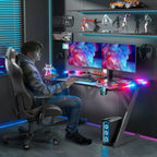 RGB Gaming Sto – Profesionalni Gejmerski Sto sa LED Osvetljenjem