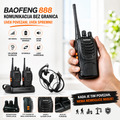 Baofeng BF-888S Radio Stanice – Set 2 Toki Vokija sa Slušalicama, Punjačima i Baterijama | Dvosmerna Komunikacija