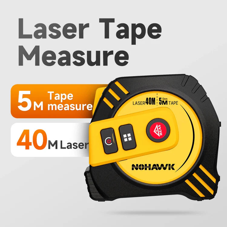 Laserski Metar 2 u 1 sa USB Punjenjem do 40m