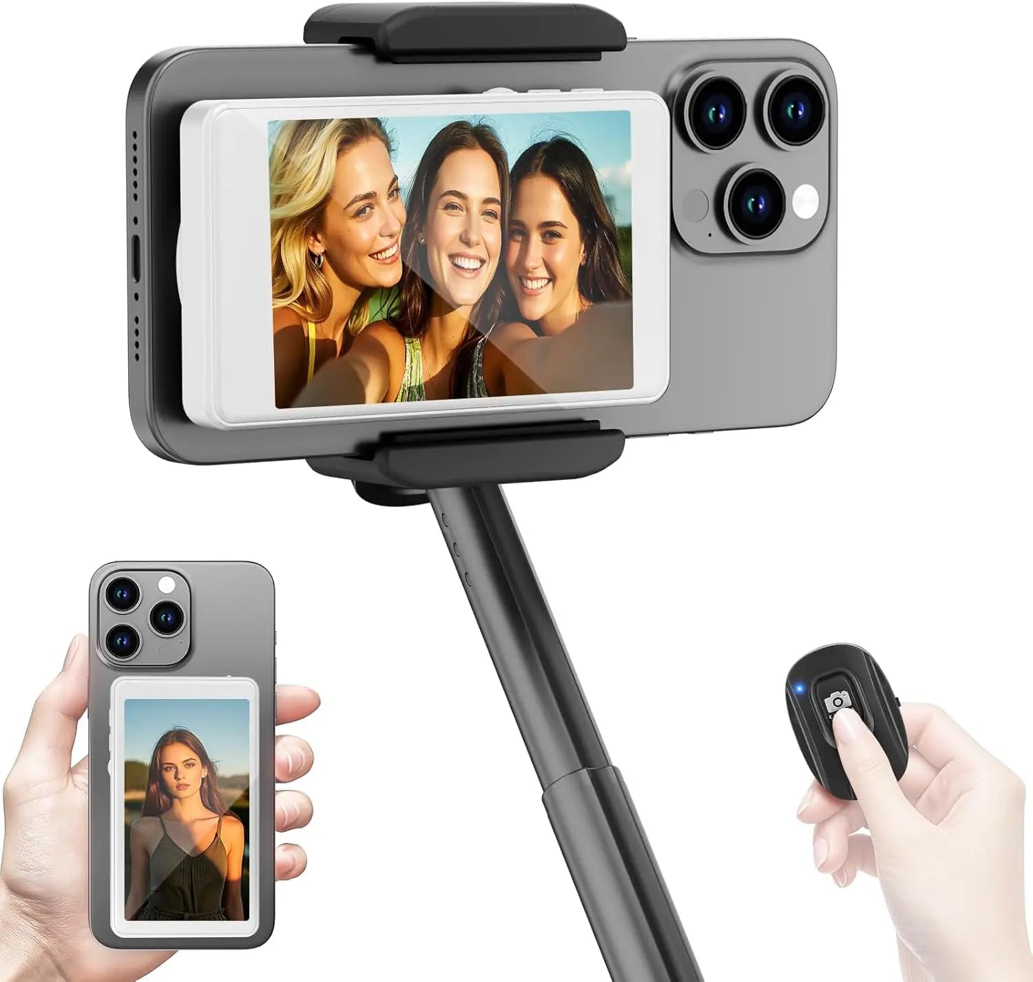 Selfie Monitor za Telefon 1080P – Magnetni Ekran sa Bluetooth Kontrolom