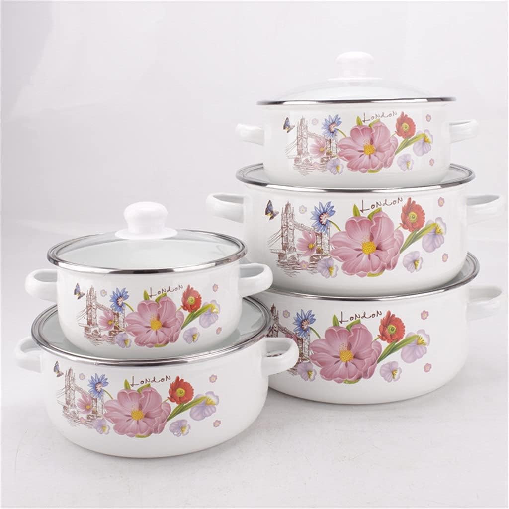 Set Emajliranih Šerpi 5 Delova