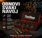 131-delni Set za Reparaciju Navoja – Helicoil Komplet za Obnovu Navoja
