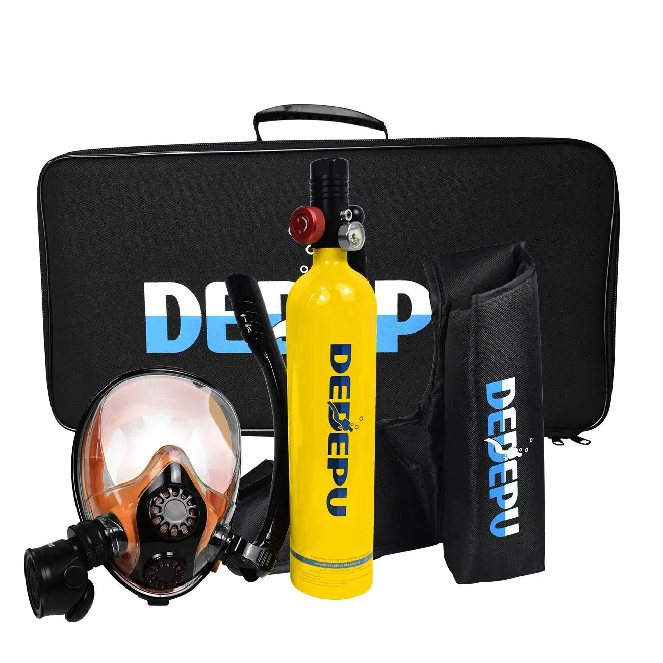 Set za ronjenje sa bocom, maskom i pumpom 0.5L