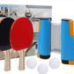 Set za stoni tenis komplet mrezica loptice i 2 reketa
