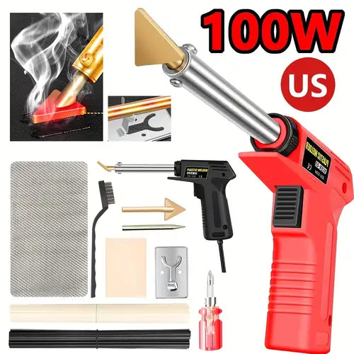 Set za zavarivanje plastike 100W za popravku branika, tabli, kajaka i rezervoara