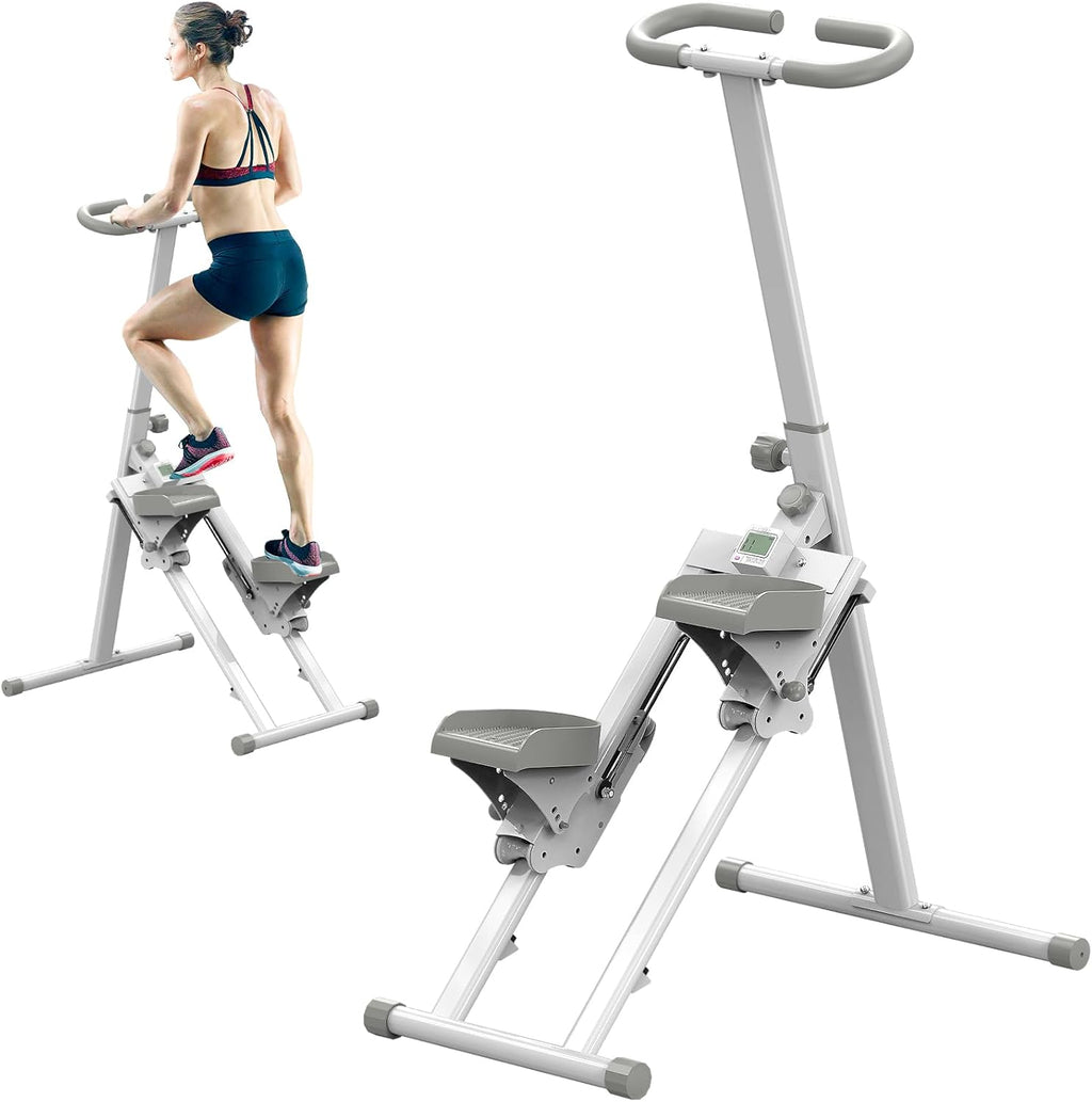 Vertical Climber Sprava za Vežbanje – Sklopivi Stair Stepper za Kardio, Zatezanje Tela i Mršavljenje