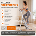 Vertical Climber Sprava za Vežbanje – Sklopivi Stair Stepper za Kardio, Zatezanje Tela i Mršavljenje