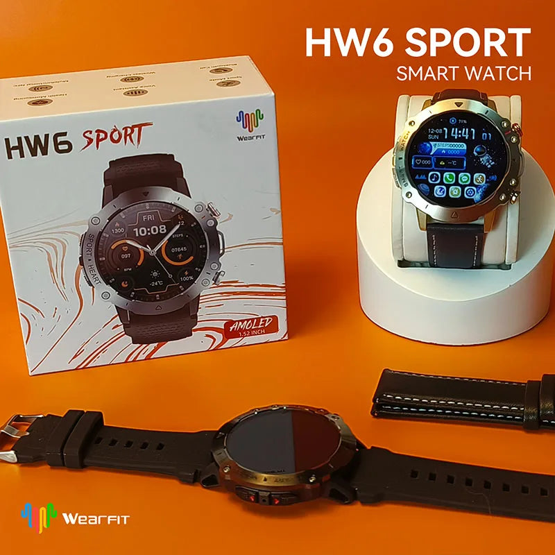 Smart watch HW6 Sport + 2 narukvice