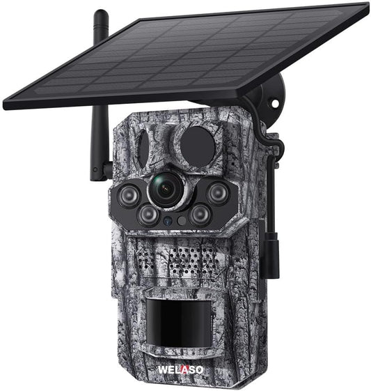 Solarna Lovacka Kamera Kamuflažni Dizajn 4G AI GPS