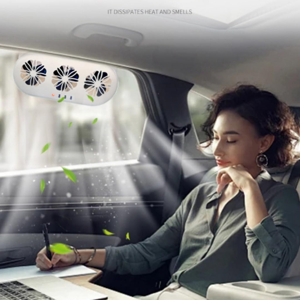 Solarni auto ventilator protiv visokih temperatura
