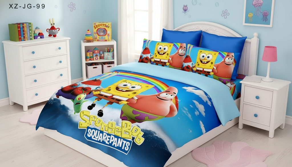 Dečija Posteljina Sunđer Bob 5D