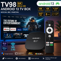 TV98 8K Android 13 Smart TV Box 4GB/32GB – 5G WiFi i Bluetooth