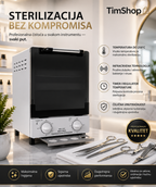 Sterilizator WX-12C 1000W – Profesionalni Visokotemperaturni Sterilizator za Manikir, Frizerske i Kozmetičke Alate