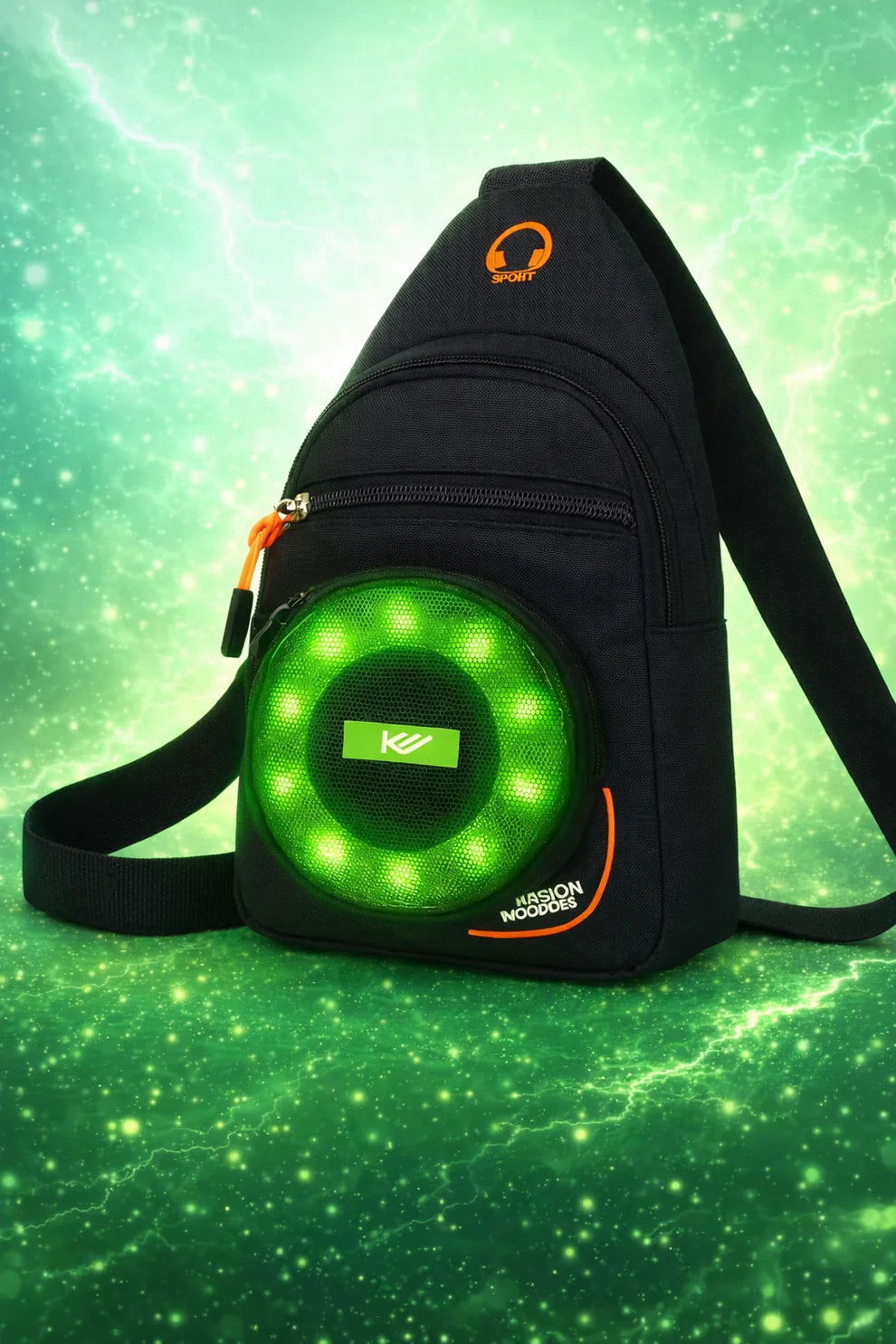 Torbica preko ramena sa ugrađenim zvučnikom